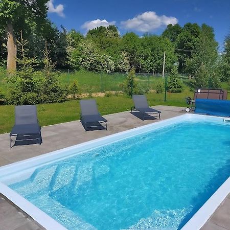 Gospodarstwo Agroturystyczne Z Basenem & Spa I Alpakami Elk Exterior photo